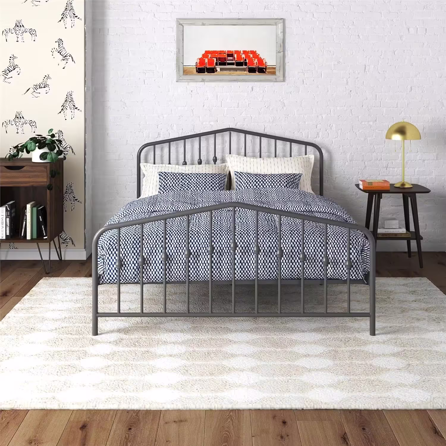 Giường thép hiện đại Nữ hoàng GT006 - Ảnh 2