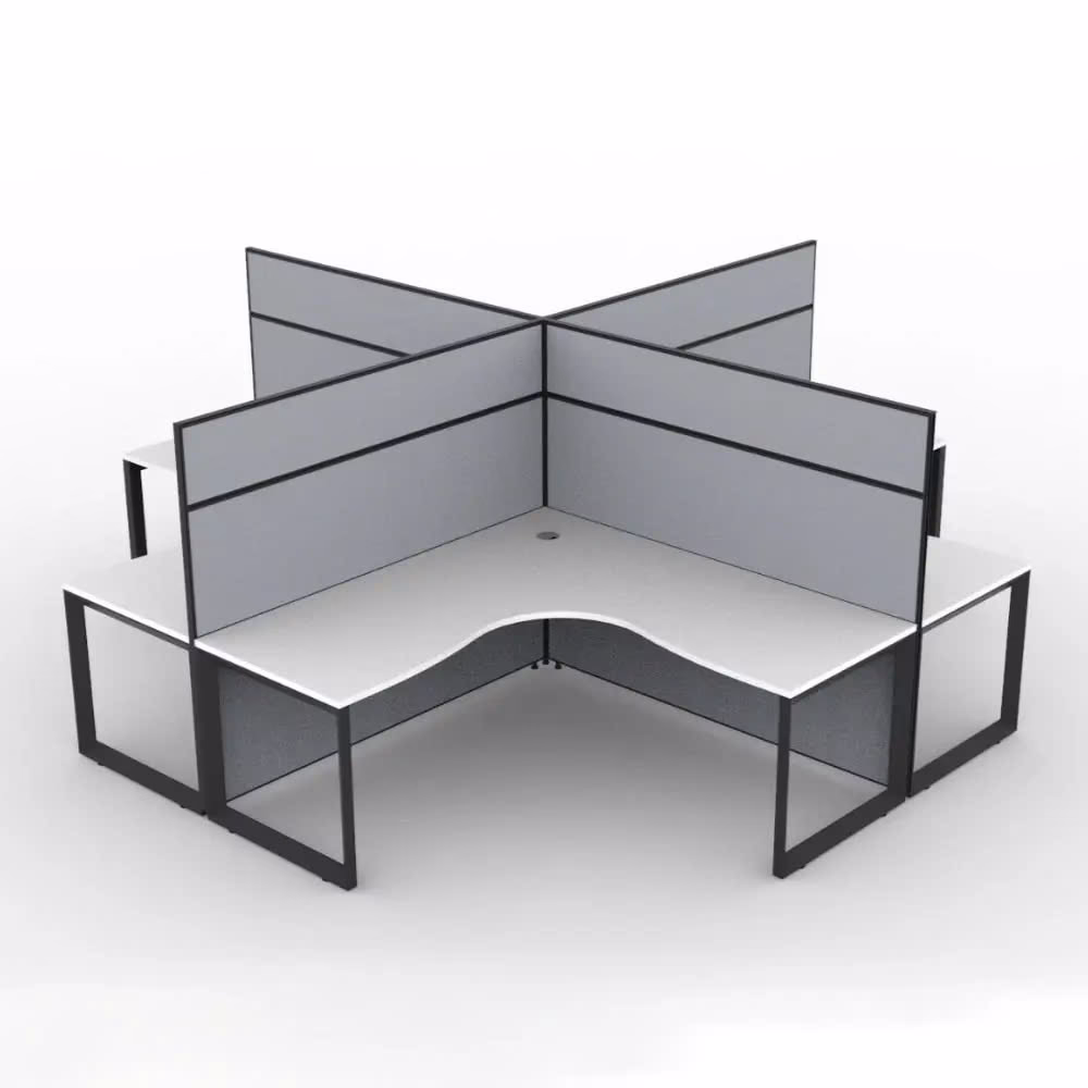 Bàn làm việc chân sắt - Bàn Lệch Trái