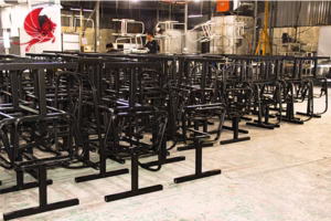 Gia công khung bàn ghế sắt giá rẻ tại Bình Dương
