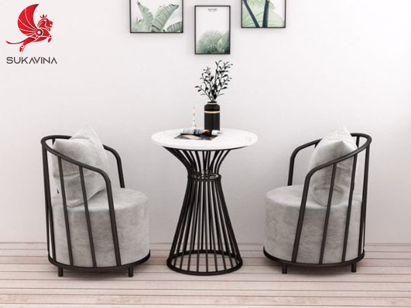Ghế chân sắt lựa chọn cho không gian sống hiện đại và bền bỉ
