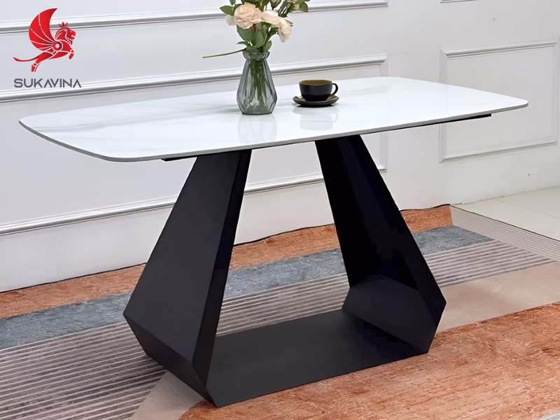 MINIMALIST DESIGN, VERSATILE APPLICATIONS IN MODERN INTERIORS WITH U-SHAPED STEEL TABLE LEGS